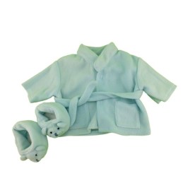 Blue Gown and Slippers